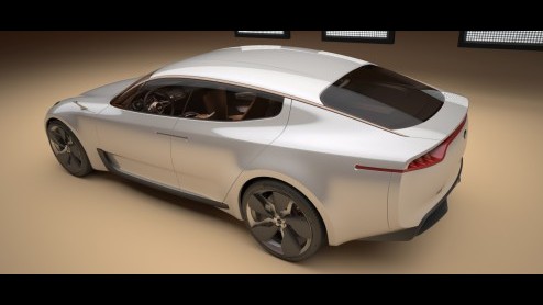 Kia onthult tijdens de Frankfurt Motor Show een krachtige en dynamische conceptauto die de laatste designrichting van het merk vertolkt. Het is de achterwielaangedreven Kia GT Concept met een vierpers