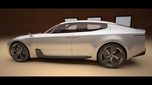 Kia onthult tijdens de Frankfurt Motor Show een krachtige en dynamische conceptauto die de laatste designrichting van het merk vertolkt. Het is de achterwielaangedreven Kia GT Concept met een vierpers