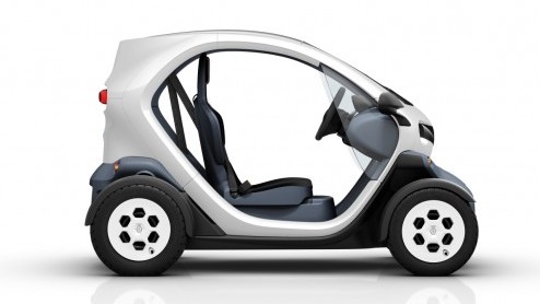 Op de Autosalon geeft Renault de Twizy opnieuw aandacht. Het elektrische stadskarretje komt begin 2012 op de markt en heeft nu ook een prijs: 6990 euro. De accu kost via een leaseconstructie 45 euro p