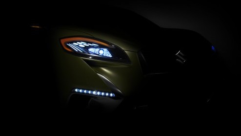Suzuki maakt zich op voor een wereldprimeur, die zal worden getoond op de Autosalon van Parijs. De Japanners komen met de S-Cross en dit is de schets ervan. Update: en nu komt daar een teaserfoto bij.
