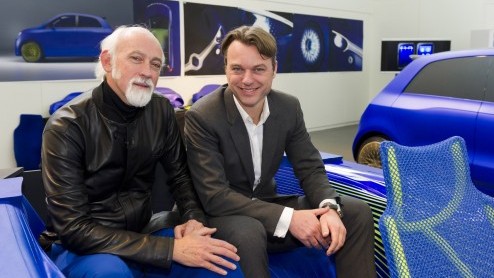 Renault Twin'Z Concept is studiemodel van klein, kek en innovatief elektrische stadsauto.