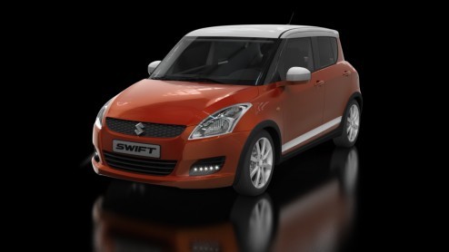 Na de introductie van de Alto Cityline van gisteren introduceert Suzuki alweer een actiemodel, de Swift Colorline. Dankzij kleur accenten is die nieuwe Swift niet te missen.