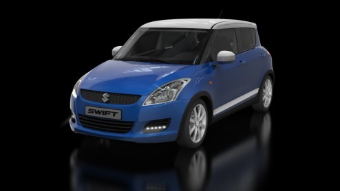 Na de introductie van de Alto Cityline van gisteren introduceert Suzuki alweer een actiemodel, de Swift Colorline. Dankzij kleur accenten is die nieuwe Swift niet te missen.