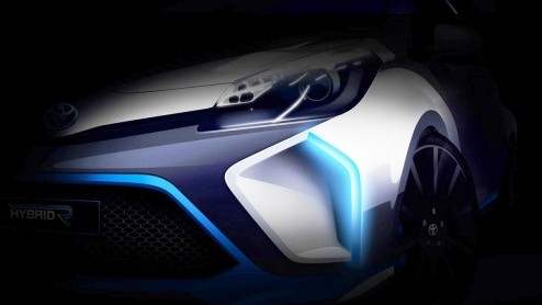 Toyota presenteert volgens eigen zeggen met een volbloed racer op de IAA in Frankfurt. Het tot Hybrid-R gedoopte studiemodel is een zwaar getunede Yaris met een aandrijflijn uit de TS030 Le Mans-racer