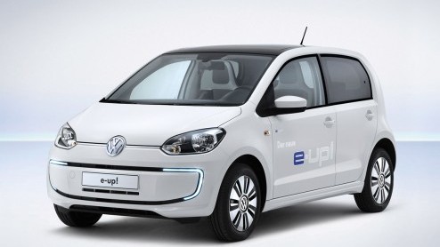 De Volkswagen e-Up beleeft zijn publieksdebuut op de IAA in Frankfurt in september.
