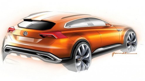Volkswagen presenteert na de CrossBlue Concept nu een coup-versie in Shanghai.