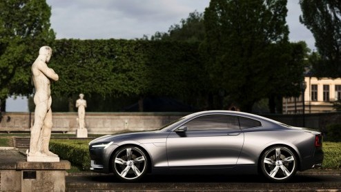 Na vele teasers is de Volvo Concept Coup dan eindelijk officieel. Het studiemodel blijkt een plug-inhybride met een vermogen van 400 pk.