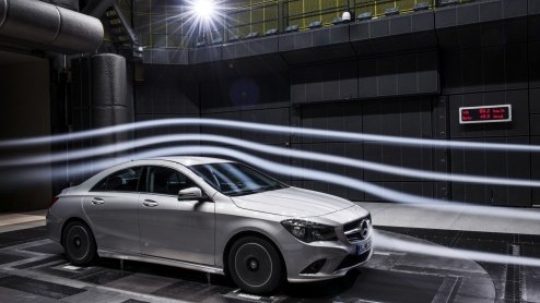 Mercedes CLA-Klasse meest aerodynamische productieauto.