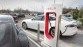 Tesla Model S bij Supercharger
