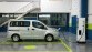 Nissan e-NV200 Evalia aan de lader