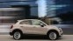 De Fiat 500X Lounge in de stad. En profil.