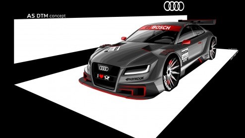 Het seizoen 2011 in de Duitse toerwagenserie DTM is nog in volle gang, maar Audi kijkt natuurlijk ook al naar het komend jaar. Vanaf 2012 wordt de Audi A5 de wedstrijdauto van Audi in de DTM en volgt 