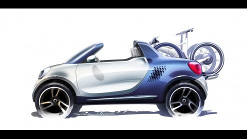 Op de autotentoonstelling van Detroit in januari 2012 onthult smart de for-us, een compacte en praktische elektrisch aangedreven pick-up voor in de stad. De tweezitter heeft een laadruim dat bijvoorbe