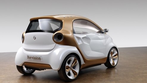 Eind juli werd tussen neus en lippen door duidelijk dat smart op de IAA een nieuwe conceptcar zou onthullen onder de naam forvision. Vandaag hebben we er een beter beeld bij gekregen en blijkt het ele