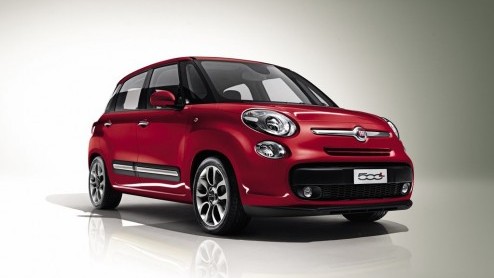 En daar is de multi purpose Fiat 500. Geen Fiat 500 MPV of Ellezero, maar gewoon Fiat 500L. De vijfzitter debuteert in Genve dit voorjaar maar hier hebben we alvast de eerste beelden.