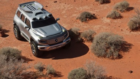 De iconische G-Klasse van Mercedes-Benz is al sinds 1979 op de markt en moet toch echt een keer vernieuwd worden. Met de Energ-G-Force laten de Duitsers zien hoe de toekomstige G-Klasse er uit kn zie