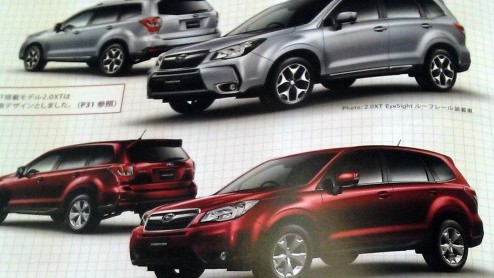Kijk, dat is nou nog eens een verrassing. Terwijl Subaru er nog niets over heeft verteld doemt opeens de nieuwe Subaru Forester op. Met dank aan foldermateriaal.