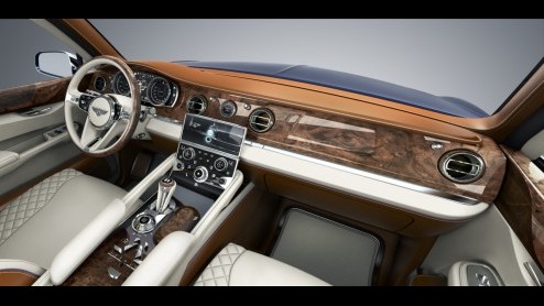 Zo dan, beter heel laat dan nooit, een Bentley SUV. Dit moet 'm ongeveer worden, de EXP 9 F, die zijn debuut maakt op de Salon in Zwitserland. Kern van de zaak: V8 of V12 en modern-klassieke looks. Up