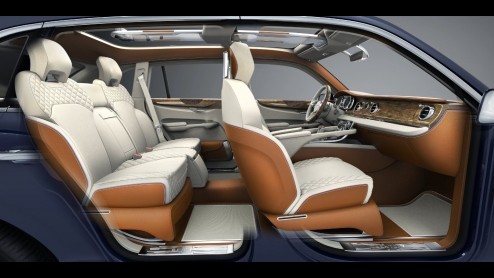 Zo dan, beter heel laat dan nooit, een Bentley SUV. Dit moet 'm ongeveer worden, de EXP 9 F, die zijn debuut maakt op de Salon in Zwitserland. Kern van de zaak: V8 of V12 en modern-klassieke looks. Up