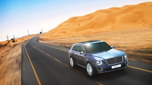 Zo dan, beter heel laat dan nooit, een Bentley SUV. Dit moet 'm ongeveer worden, de EXP 9 F, die zijn debuut maakt op de Salon in Zwitserland. Kern van de zaak: V8 of V12 en modern-klassieke looks. Up