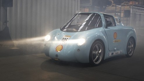 Op de RDM Campus in Rotterdam is het officile startsein gegeven voor de 30e editie van de Shell Eco-marathon Europa.