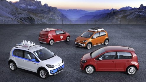 Bij Volkswagen lijkt de Up!-koorts definitief te zijn toegeslagen. In Geneve wordt groots uitgepakt met nieuwe uitvoeringen van de compacte Duitser. Van ultrazuinig tot avontuurlijk of zelfs een beste