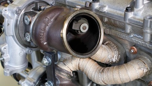 Volvo High Performance Drive-E Concept vertegenwoordigt 2.0 liter turbomotor met 450 pk dankzij Triple Boost techniek.