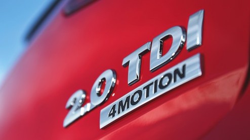 Volkswagen Golf 4Motion vierwielaandrijving onderweg naar Nederland