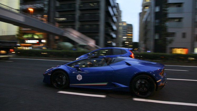 De 50-jarige aanwezigheid op de Japanse markt werd door Lamborghini afgelopen vrijdag feestelijk gevierd in de Japanse hoofdstad.