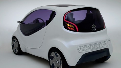 De ultragoedkope Tata Nano lijkt in Europa geen waardig bestaansrecht te krijgen. Tata hoopt met de Tata Pixel de kristische Europeaan wel te kunnen plezieren. Het studiemodel is speciaal voor ons ont