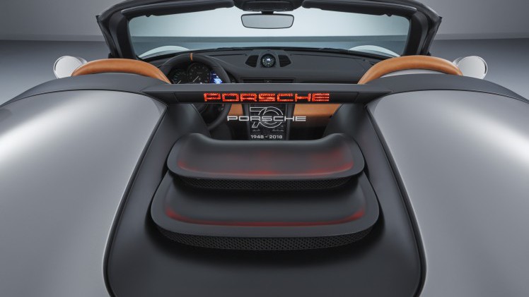 Porsche maakte de 911 Speedster Concept als cadeau voor 70-jarig bestaan.