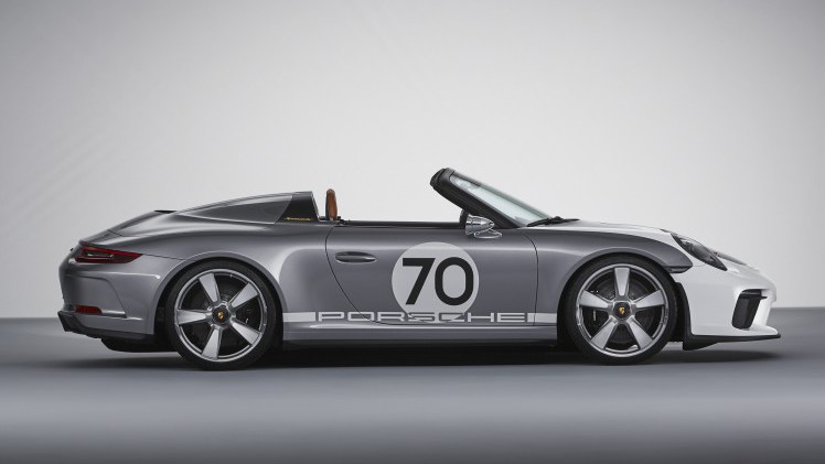 Porsche maakte de 911 Speedster Concept als cadeau voor 70-jarig bestaan.