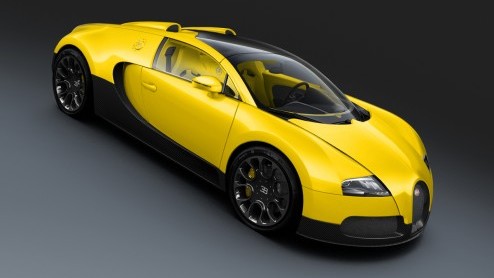 De Dubai Auto Show - ja, die bestaat ook - wordt op niveau opgevrolijkt met drie speciale Bugatti Grand Sport Veyron's. Net als in 2009 steelt het trio de show door in een bijzondere kleurstelling en 