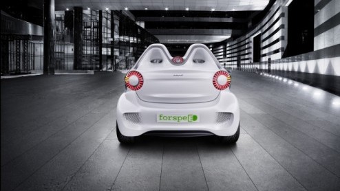 Smart neemt een bijzondere conceptcar mee naar Genve; de forspeed. De luchtige tweezitter is elektrisch aangedreven en toont mogelijk het design van de nieuwe generatie fortwo.