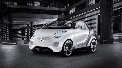 Smart neemt een bijzondere conceptcar mee naar Genve; de forspeed. De luchtige tweezitter is elektrisch aangedreven en toont mogelijk het design van de nieuwe generatie fortwo.
