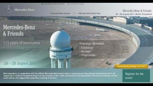 Berlijn vormt in het weekend van 26 t/m 28 augustus het decor van grootste rollende automobielmuseum ter wereld. Mercedes-Benz organiseert dan in samenwerking met officile merkenclubs de grootste int