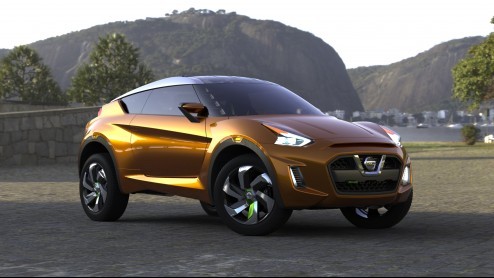 Hou je van een extreme auto? Nissan heeft voor de Braziliaanse markt de Nissan Extrem Concept ontwikkeld, een compacte SUV omdat blijkbaar 'onze Juke' nog niet gek genoeg is.