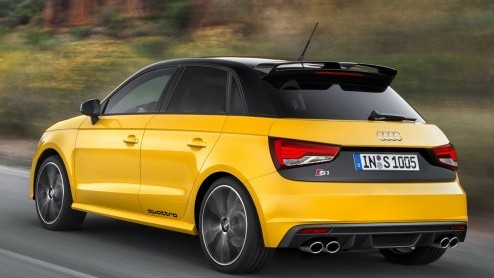 Teaser Audi S1 2.0 TFSI 230 pk, met A1 facelift.