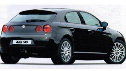 Er zijn een aantal fotos verschenen op internet die het vermoeden wekken hoe de opvolger van de Alfa 147 er uit gaat zien. Waar de eerdere fotos nogal vaag te noemen waren, heeft Autovandaag scherpe