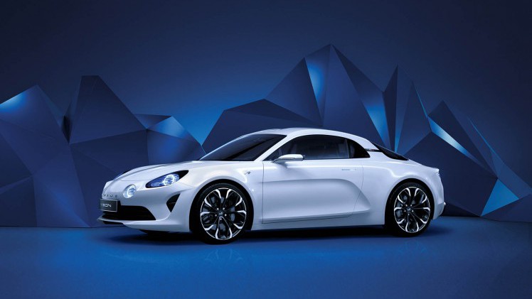 Het sportwagenmerk Alpine keert terug op de markt in 2017 en de Alpine Vision showauto is daar een realistisch voorproefje van.