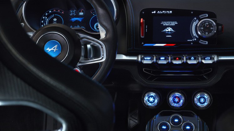 Het sportwagenmerk Alpine keert terug op de markt in 2017 en de Alpine Vision showauto is daar een realistisch voorproefje van.