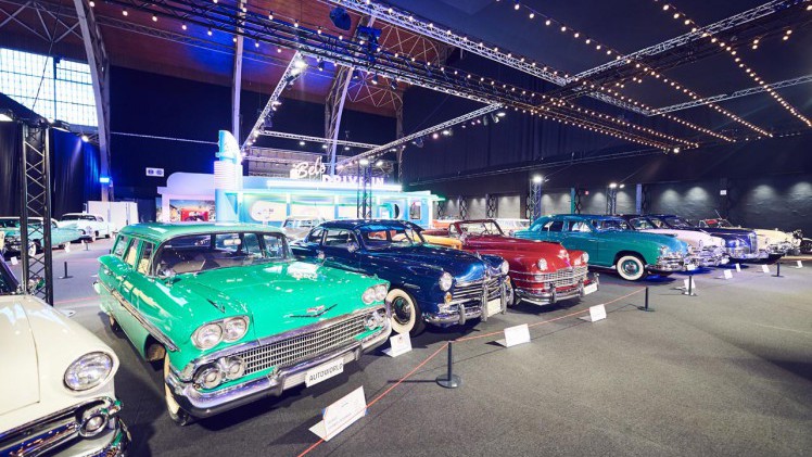 Autoworld Brussel heeft tot eind januari een prachtige thematentoonstelling over Amerikaanse auto's en motoren uit de jaren vijftig en zestig.