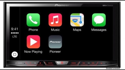 Pioneer introduceert Apple CarPlay functionaliteit vanaf zomer 2014.