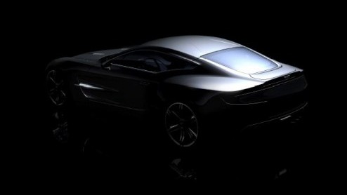 Blij verrast zijn we met de teaser die Aston Martin de wereld in heeft gestuurd. Het beeld toont een nog te produceren supercar, de One-77, het neusje van de zalm voor het merk. Update: En zo wordt-ie