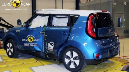 EuroNCAP scores Jeep Renegade, Audi A3 e-tron en Kia Soul, Soul EV.
