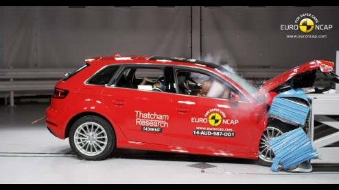 EuroNCAP scores Jeep Renegade, Audi A3 e-tron en Kia Soul, Soul EV.