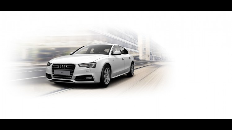 Audi A5 Sportback tijdelijk als Adrenalin uitvoering en voorzien van standaard automaat.