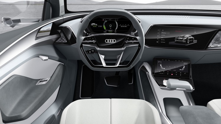 Net als Volkswagen komt ook Audi met een volledig elektrische, vierdeurs coup-SUV. Het merk presenteert de E-Tron Sportback. Zien we hier wellicht een voorbode voor de aanstaande Q4?