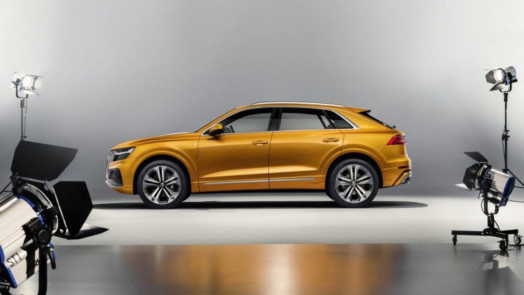 De eerste foto's van de Audi Q8 zijn uitgelekt.