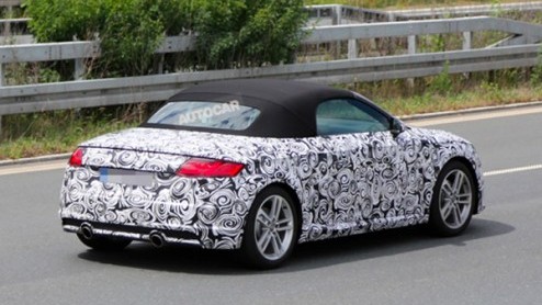 Audi is druk bezig met de ontwikkeling van de TT Roadster.